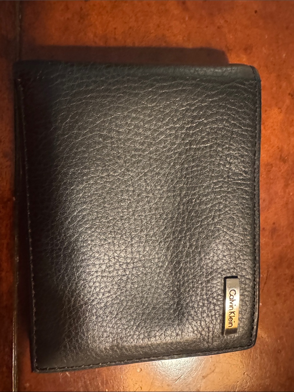Calvin Klein Black Leather Wallet NEW